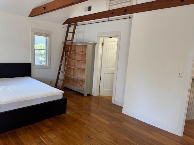 Bedroom, Interior, Wooden Beams, Wood Texture Flooring
