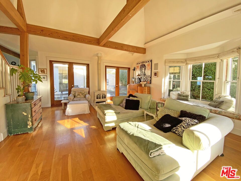 Interior, Living room, Wooden Beams, Wood Texture Flooring