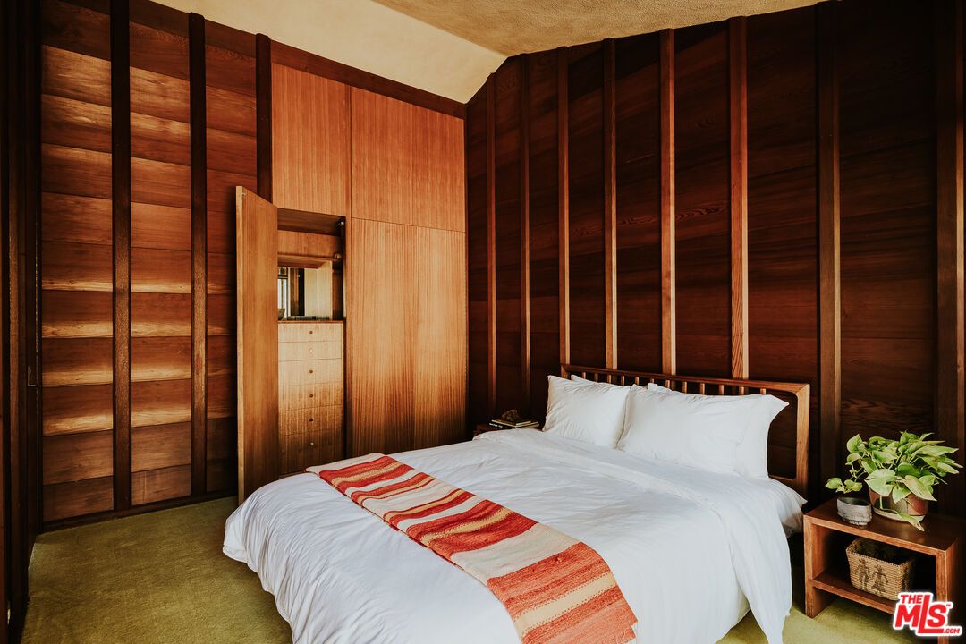 Bedroom, Interior, Wooden Walls