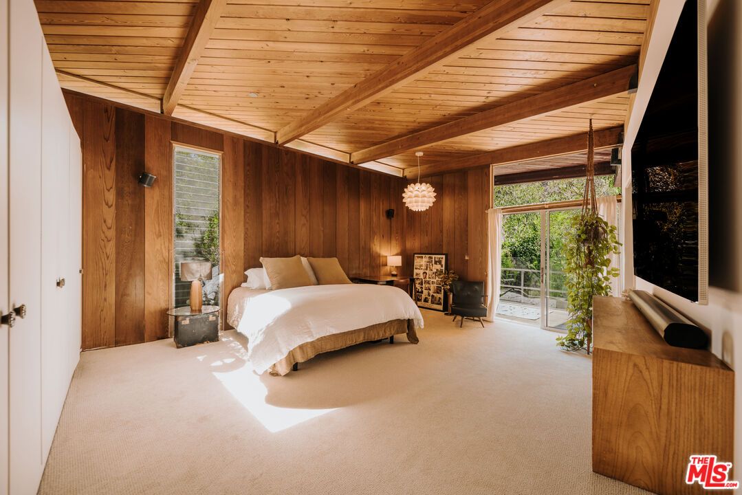 Bedroom, Interior, Wooden Beams, Wooden Ceilings, Wooden Walls