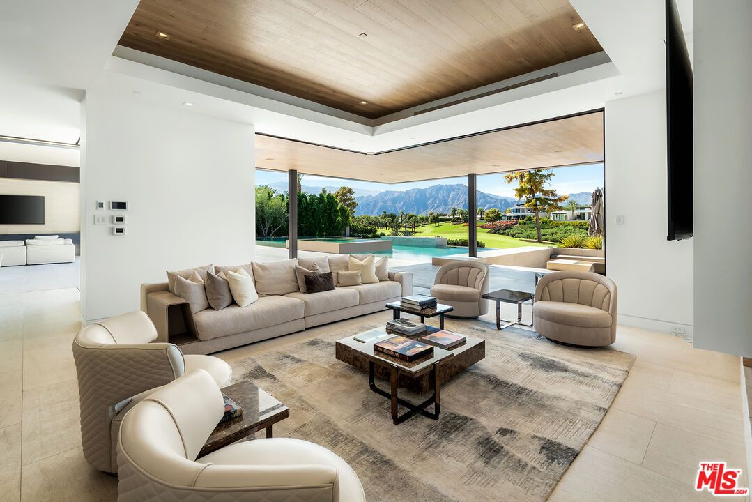 Interior, Living room, Recessed Lighting, Wooden Ceilings