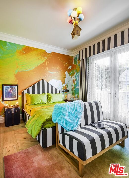 Bedroom, Interior, Wood Texture Flooring