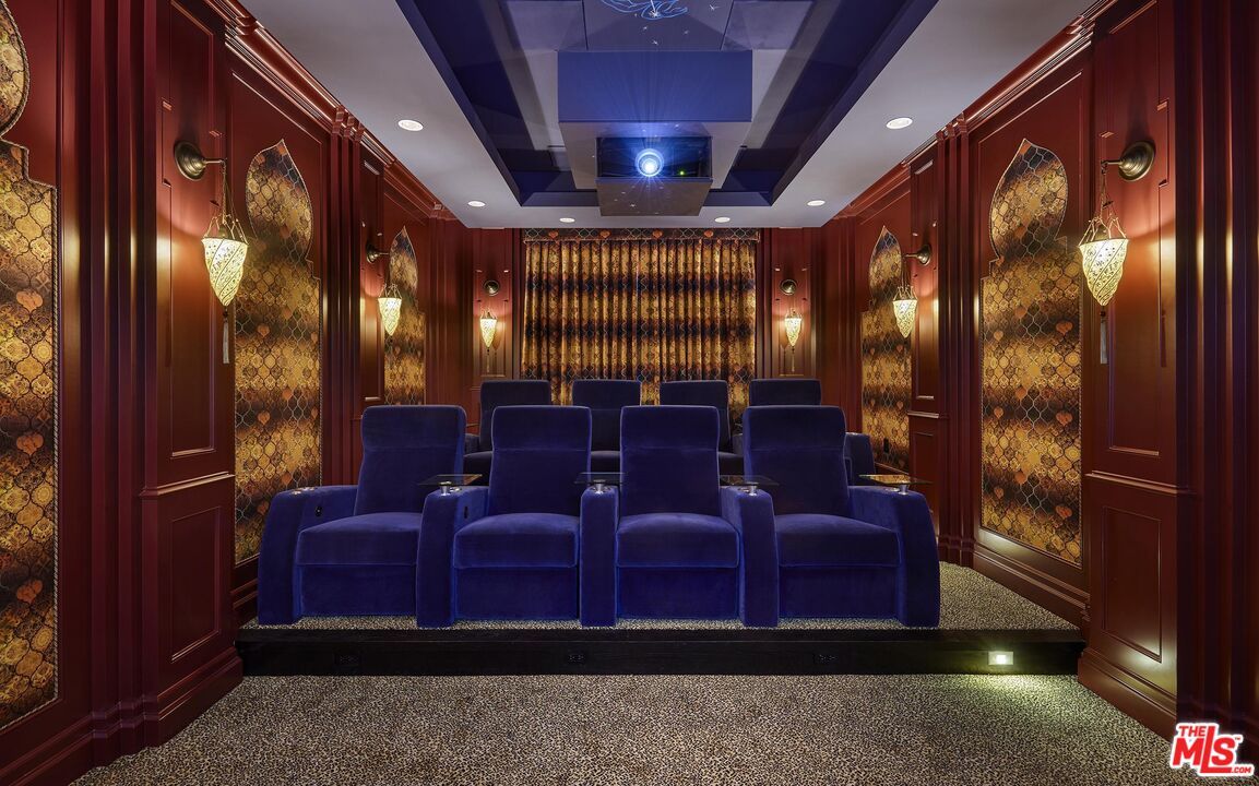 Home Theatre Room, Interior, Recessed Lighting, Theatre Room