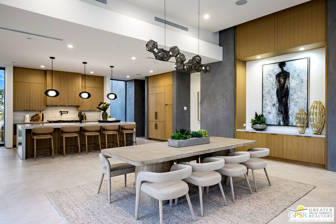 Dining room, Interior, Kitchen, Pendant Lights, Recessed Lighting