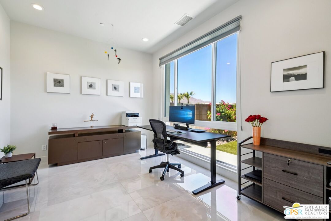 Home Office, Interior, Recessed Lighting