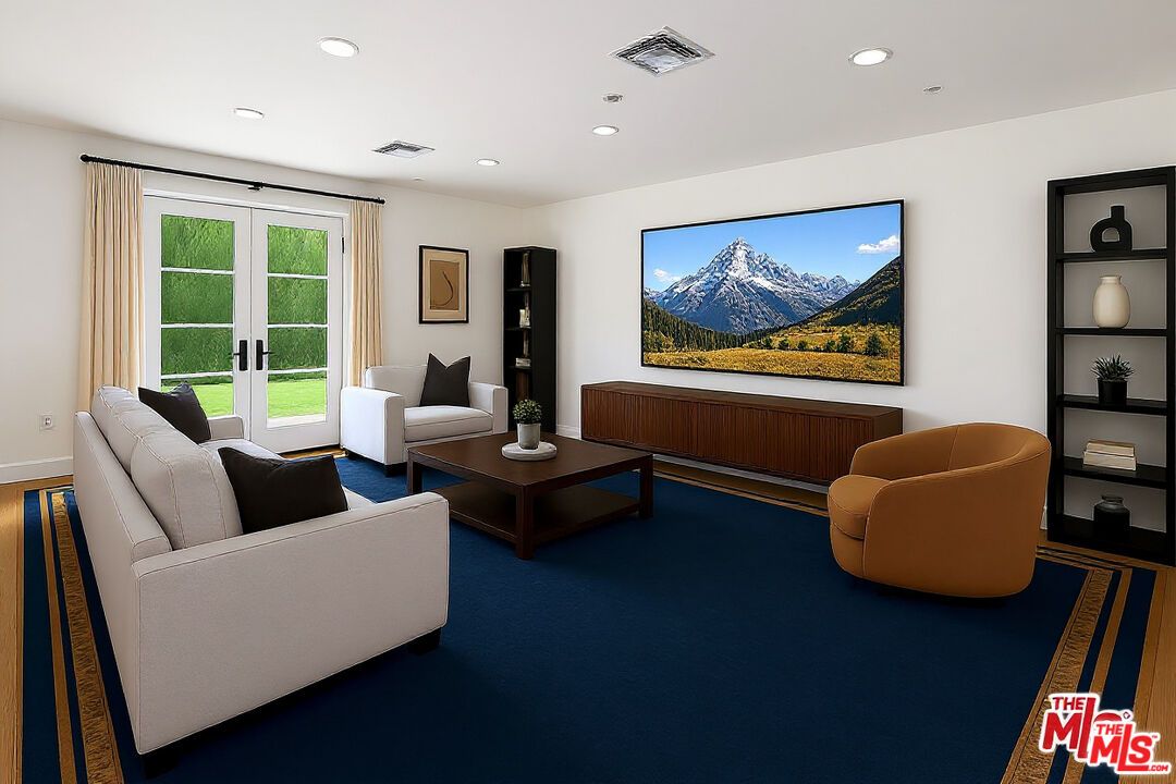 Interior, Living room, Recessed Lighting