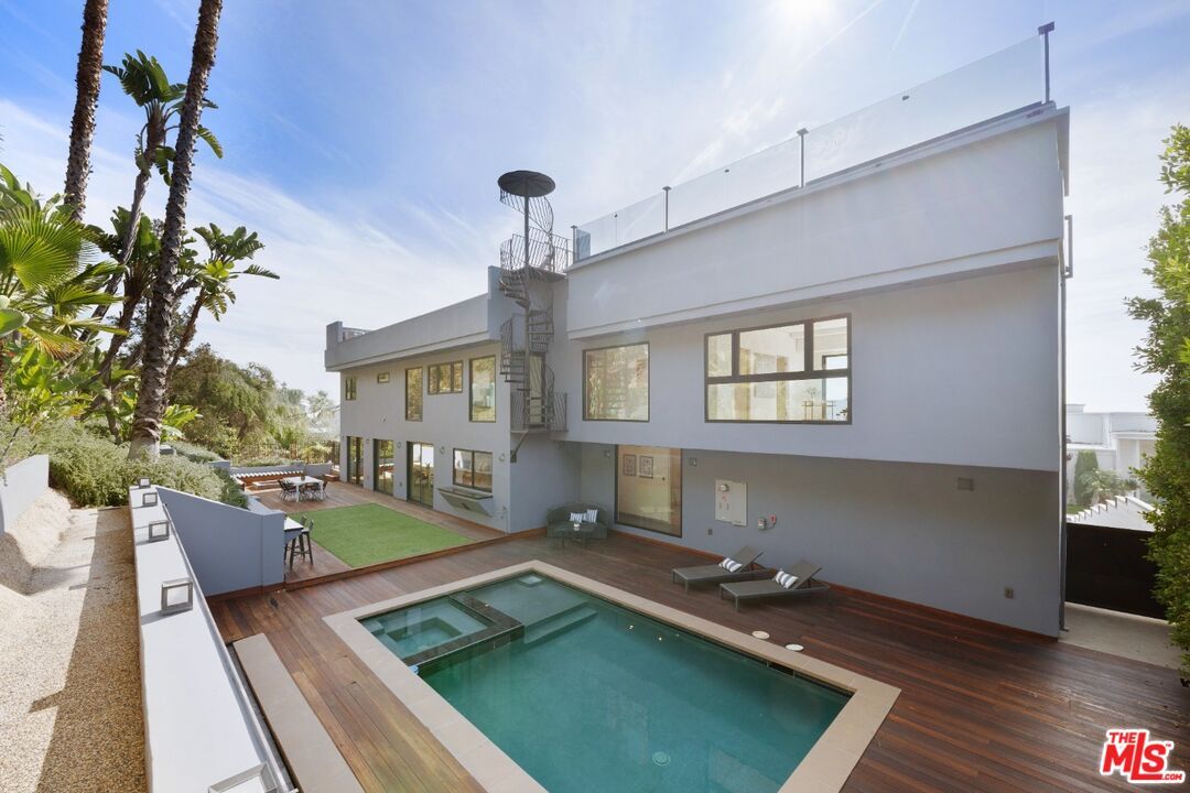 Exterior, Pool, Wood Texture Flooring