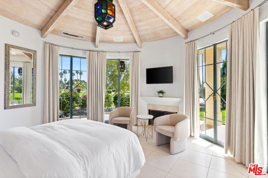 Bedroom, Fireplace, Interior, Wooden Beams, Wooden Ceilings