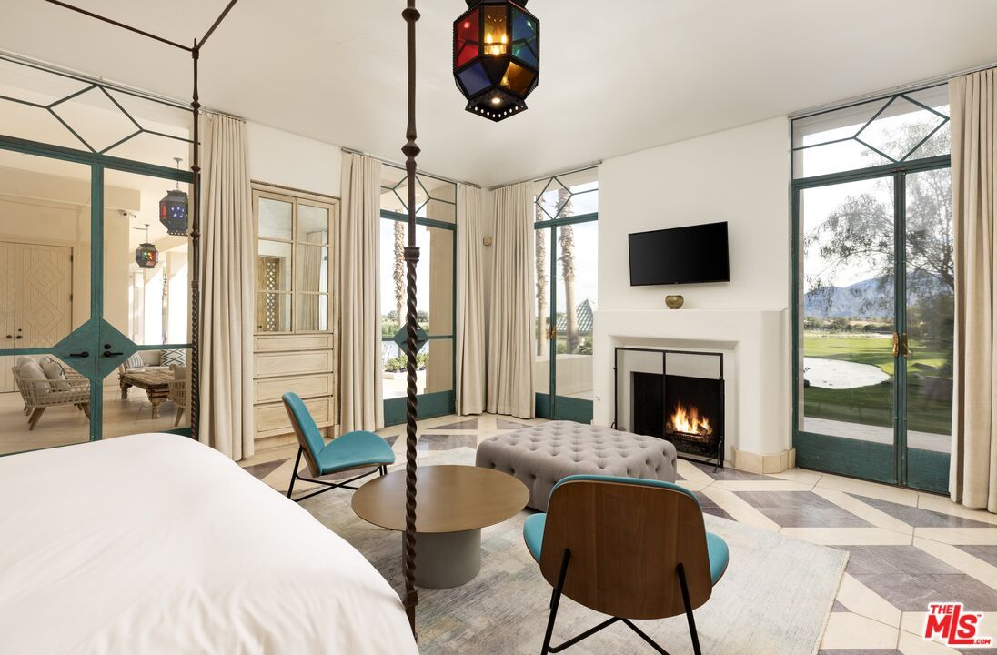 Bedroom, Fireplace, Interior