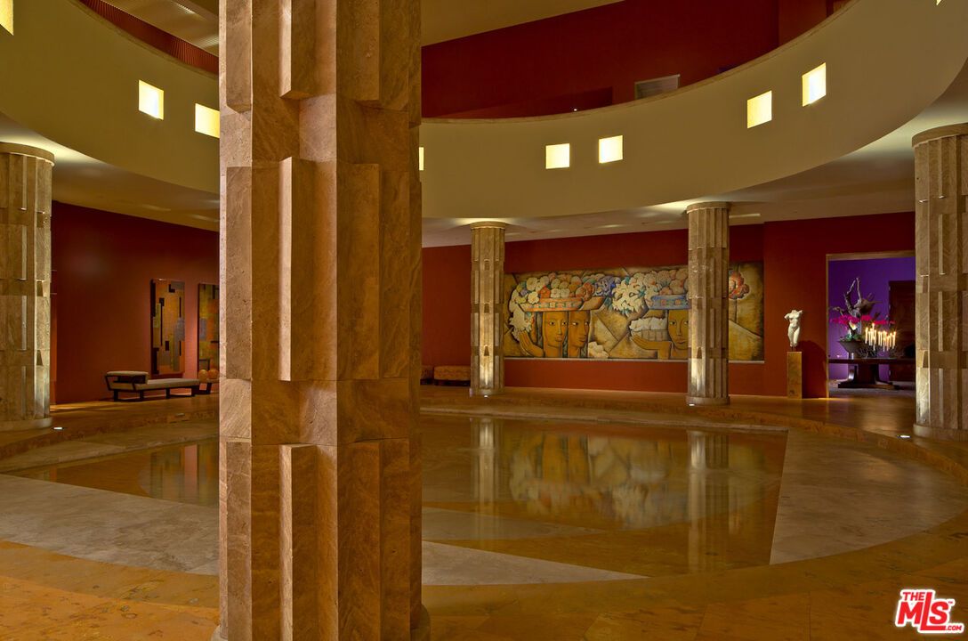 Interior, Recessed Lighting, Stone Walls