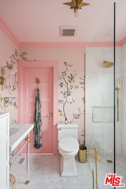 Bathroom, Glass Shower, Interior