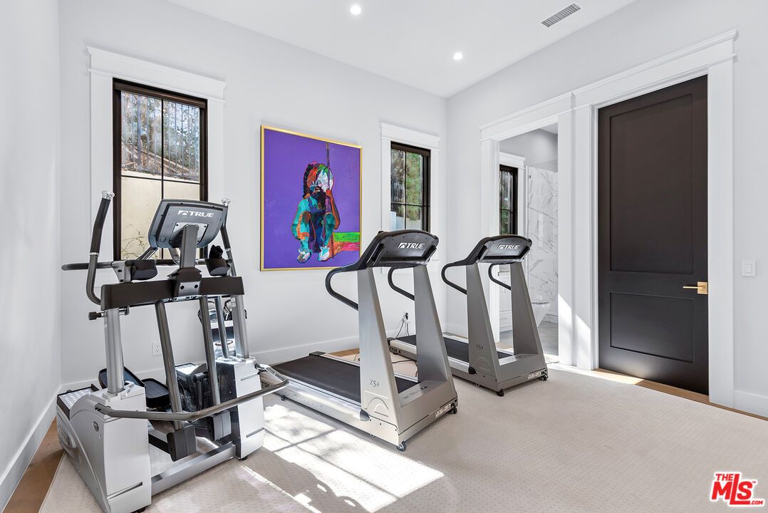 Fitness Equipment, Interior, Recessed Lighting
