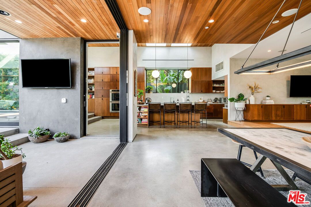 Interior, Kitchen, Pendant Lights, Recessed Lighting, Wooden Ceilings