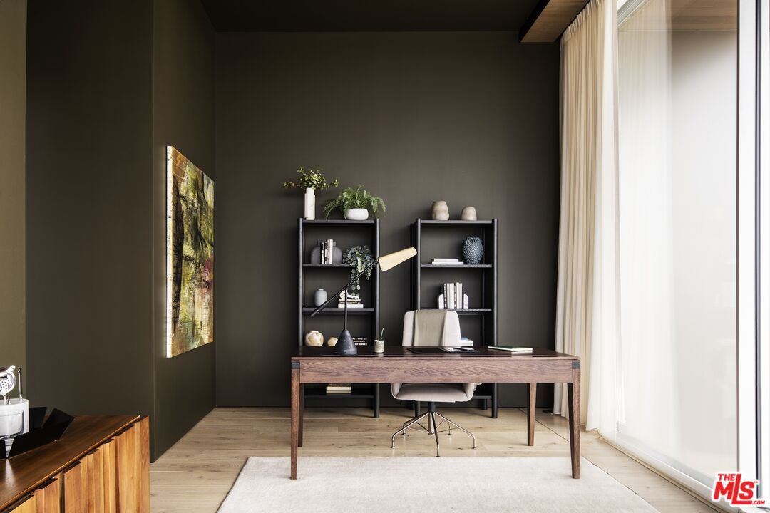 Home Office, Interior, Wood Texture Flooring