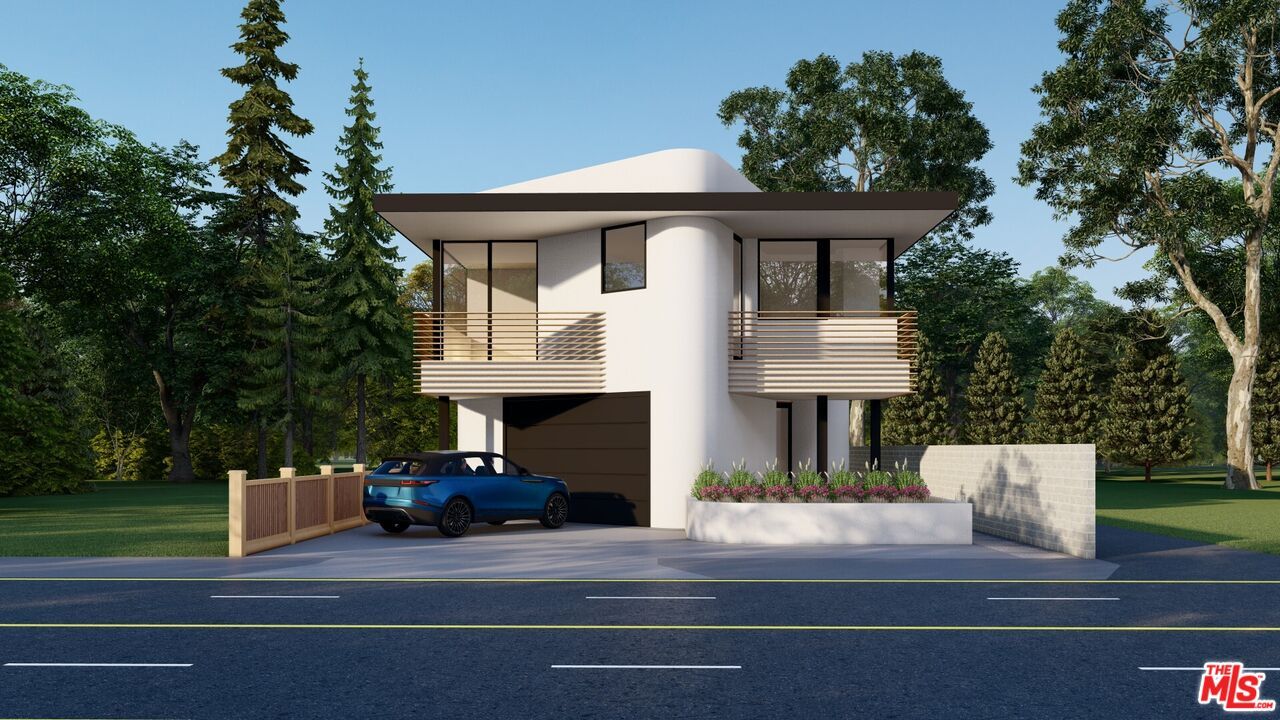 Attached, Exterior, Facade, Modern