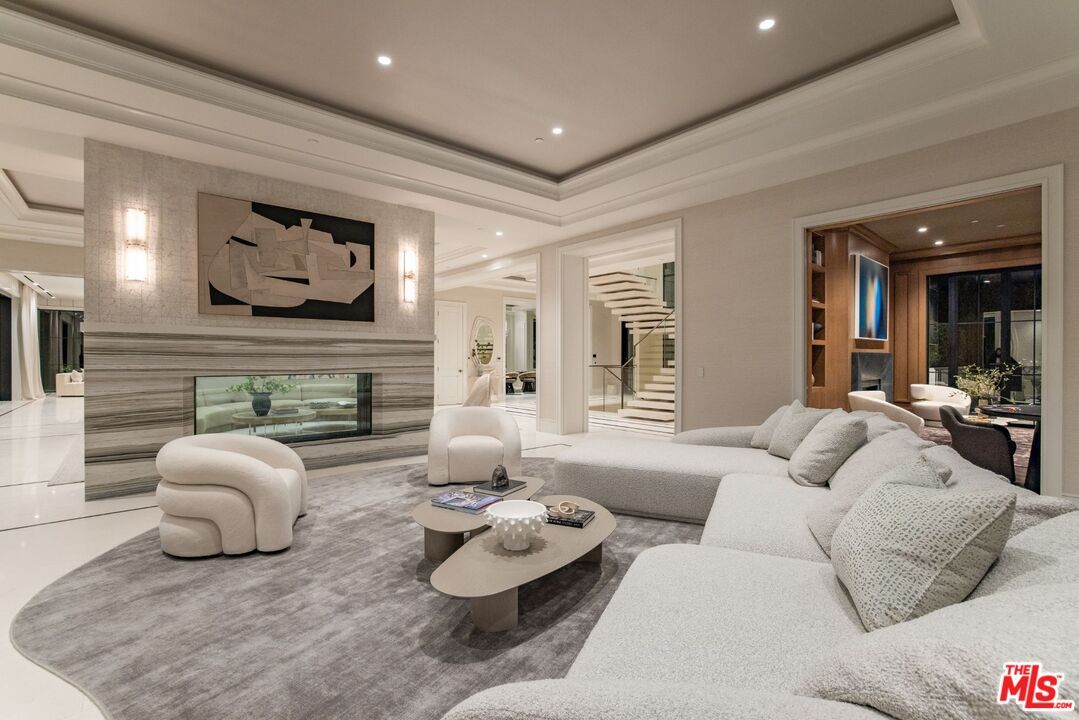 Interior, Living room, Recessed Lighting