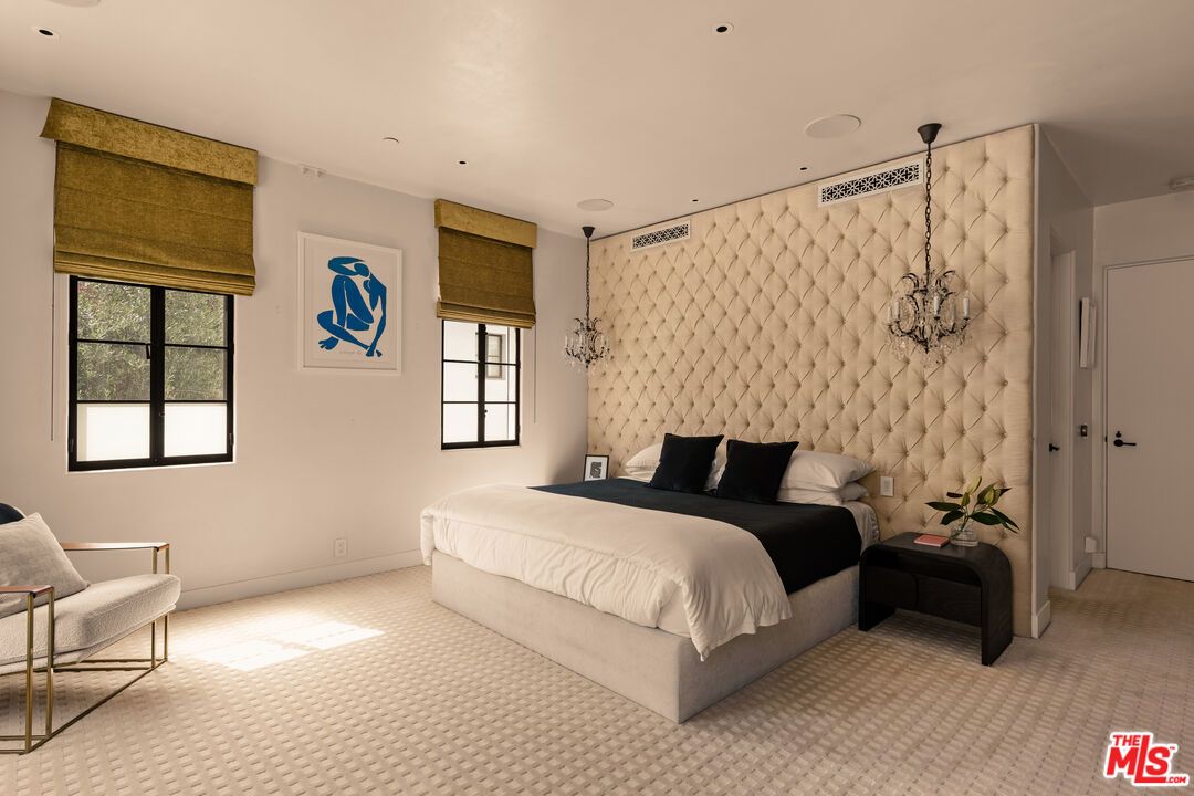 Bedroom, Interior, Pendant Lights, Recessed Lighting