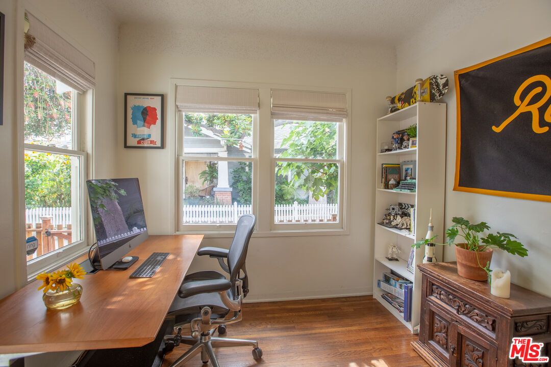 Home Office, Interior, Wood Texture Flooring