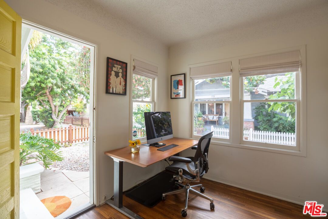 Home Office, Interior, Wood Texture Flooring