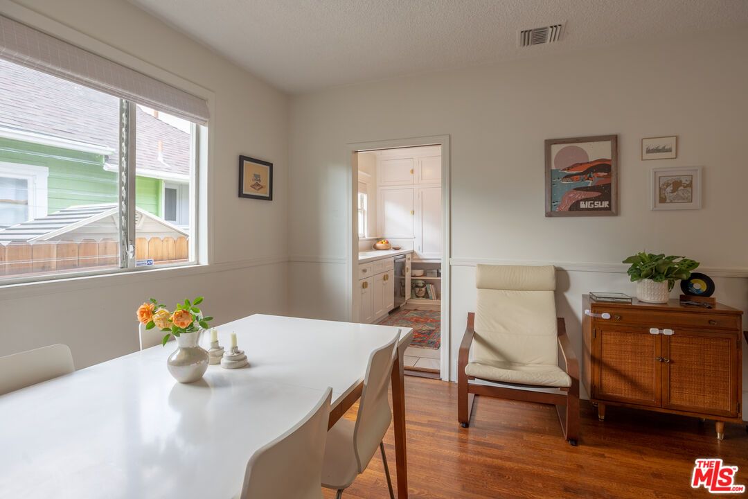 Dining room, Interior, Wood Texture Flooring