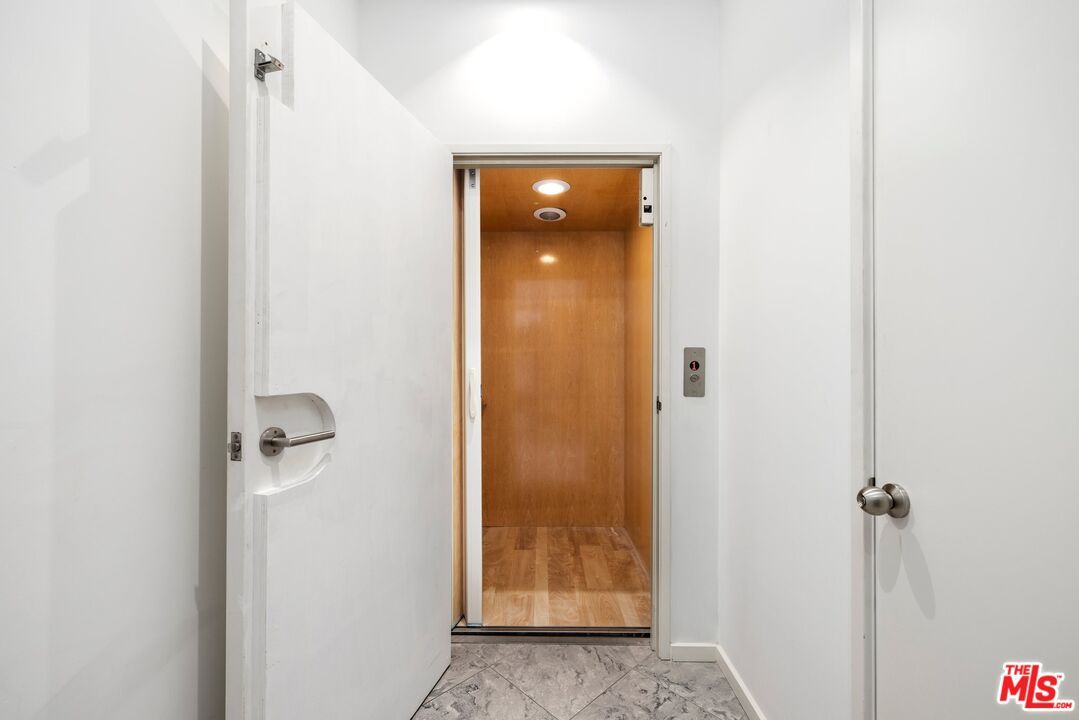 Elevator, Interior, Marble, Recessed Lighting, Wooden Ceilings, Wood Texture Flooring, Wooden Walls