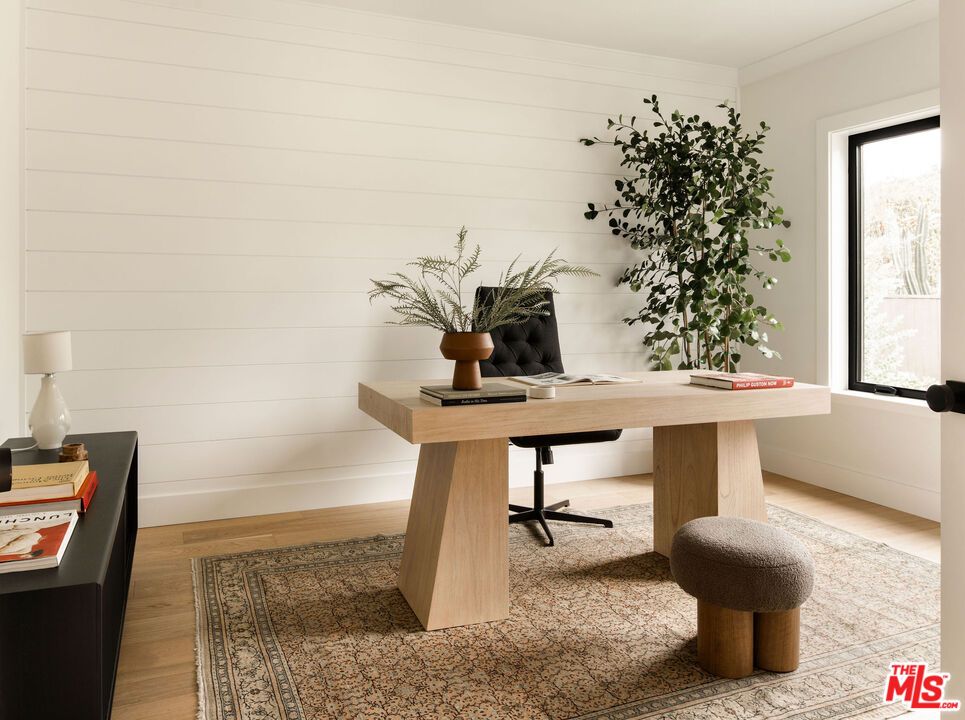 Home Office, Interior, Wood Texture Flooring