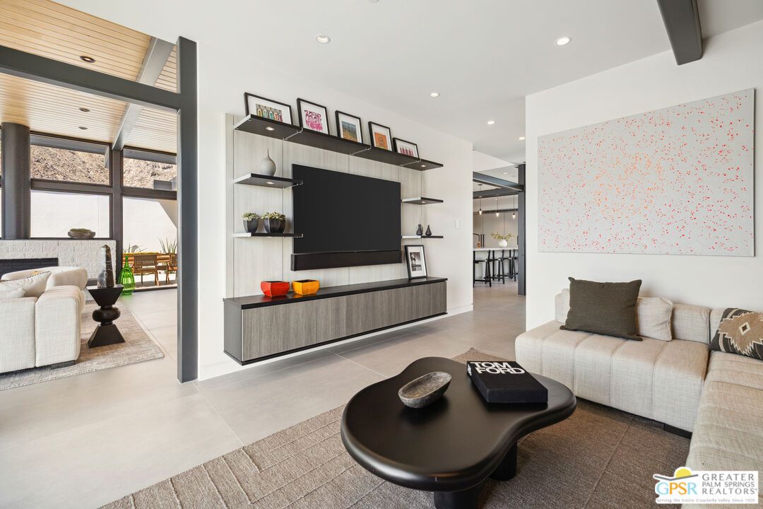 Interior, Living room, Recessed Lighting