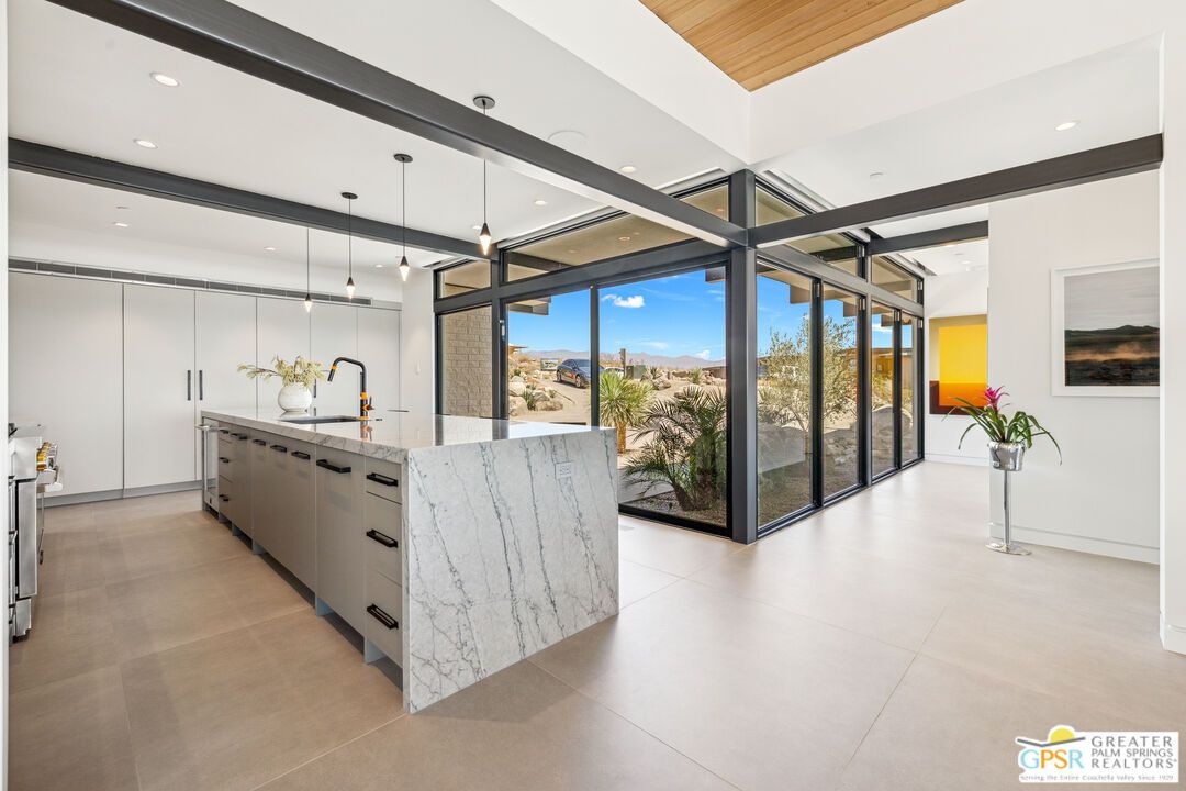 Interior, Kitchen, Pendant Lights, Recessed Lighting, Wooden Ceilings