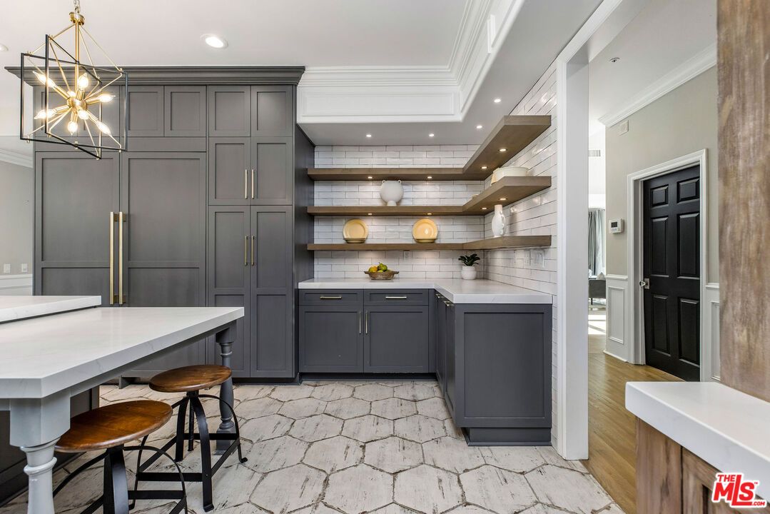 Interior, Kitchen, Pendant Lights, Recessed Lighting