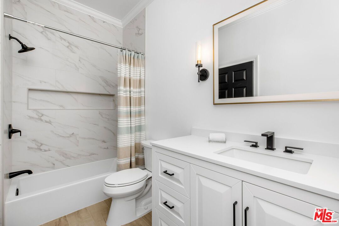 Bathroom, Interior, Marble Walls, Wood Texture Flooring