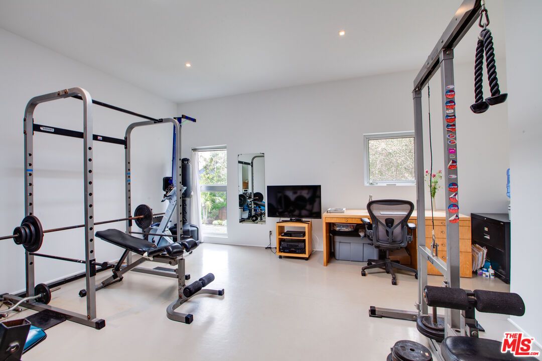 Fitness Equipment, Home Office, Interior, Recessed Lighting