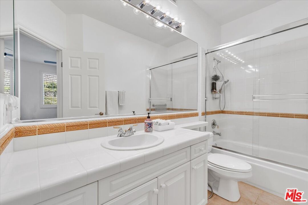 Bathroom, Glass Shower, Interior, Tile Countertops