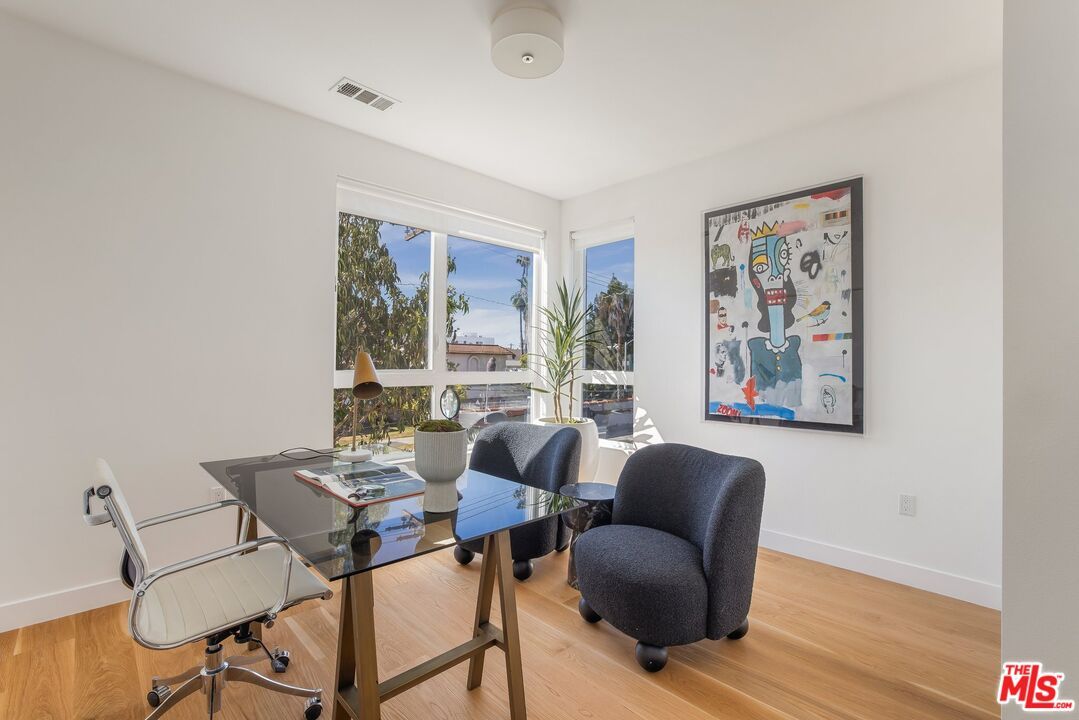 Home Office, Interior, Wood Texture Flooring