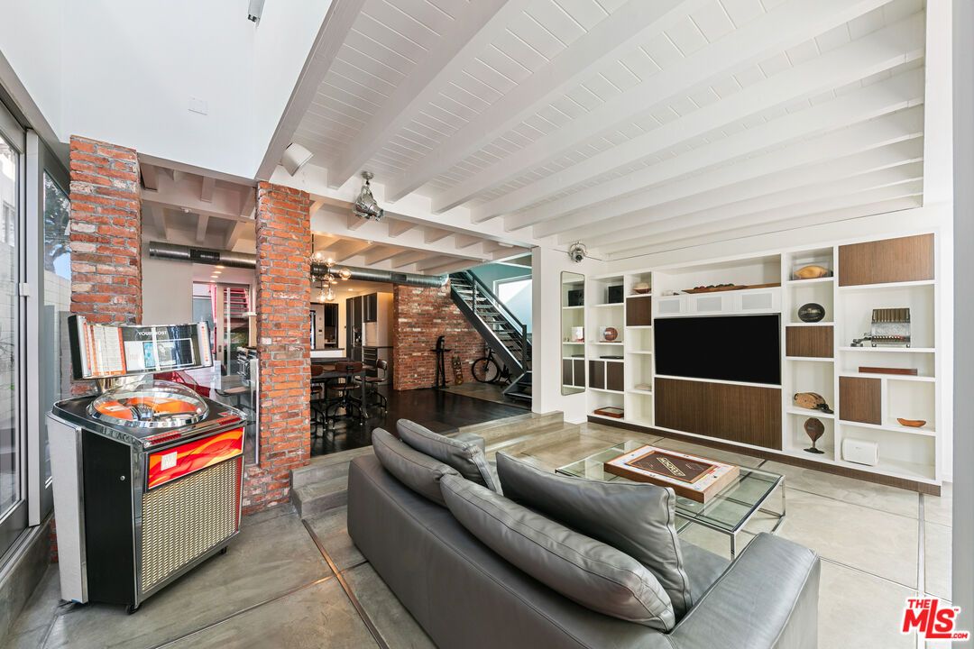 Interior, Living room, Stone Walls