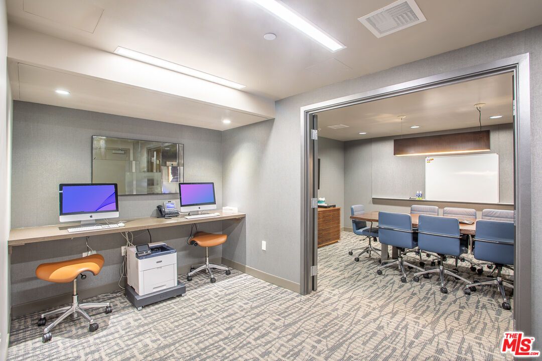 Home Office, Interior, Recessed Lighting