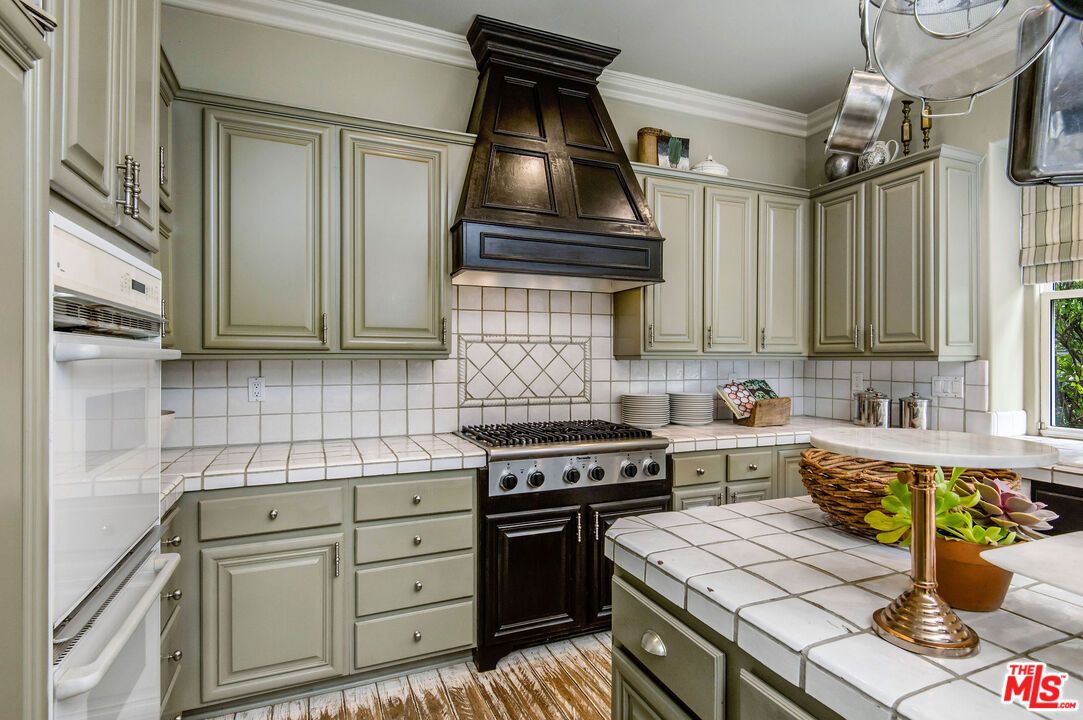 Interior, Kitchen, Stainless Steel Appliances, Tile Countertops