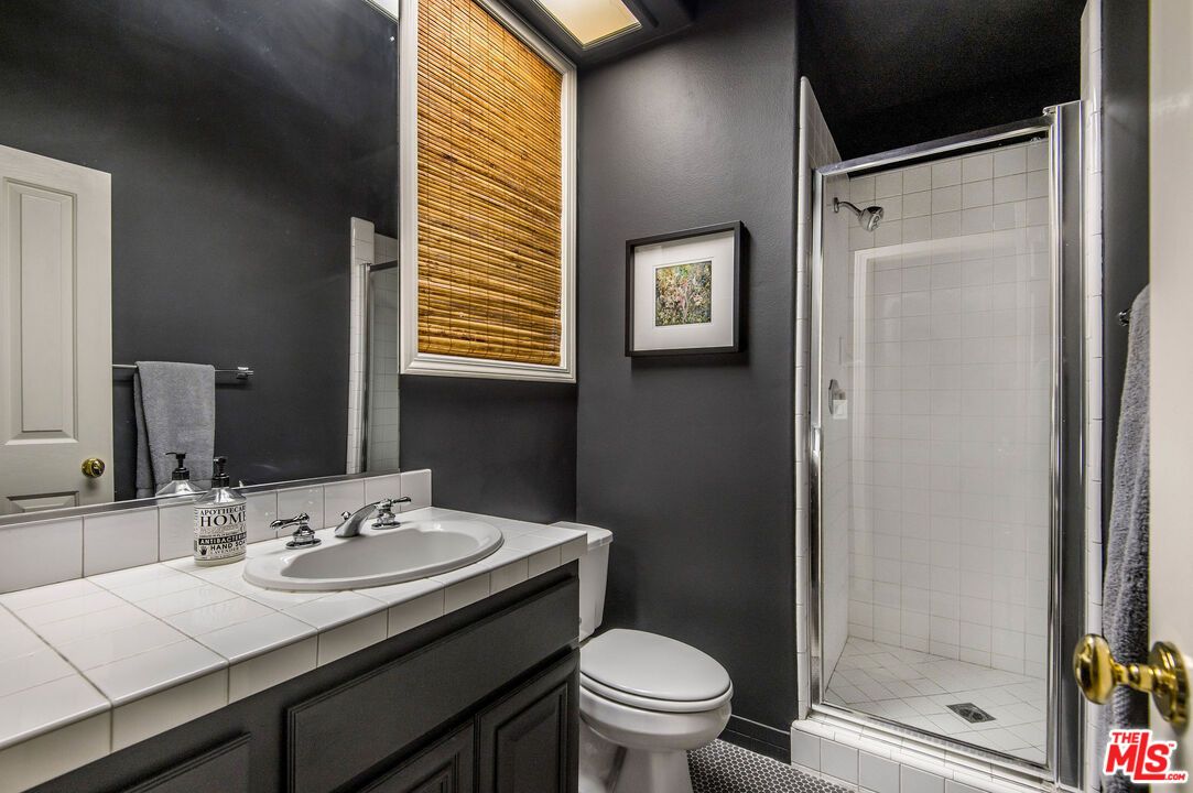 Bathroom, Glass Shower, Interior, Tile Countertops