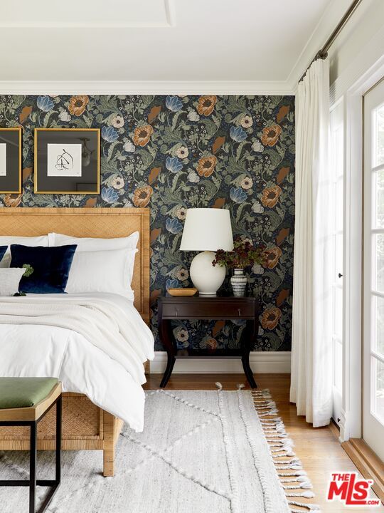 Bedroom, Interior, Wood Texture Flooring