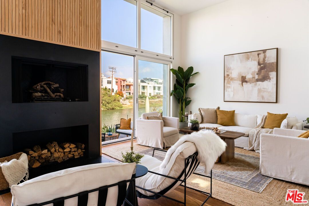 Fireplace, Interior, Living room, Wood Texture Flooring