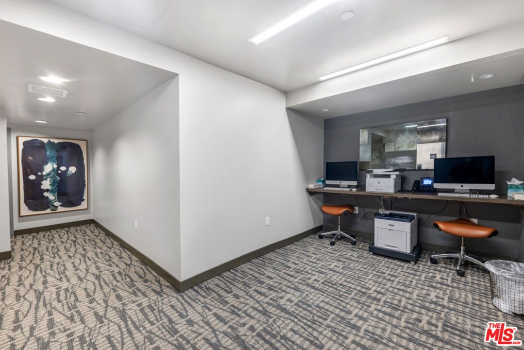 Home Office, Interior, Recessed Lighting