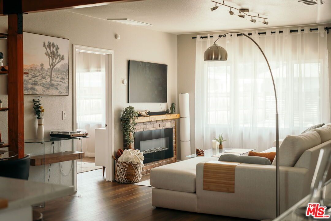 Fireplace, Interior, Living room, Wood Texture Flooring