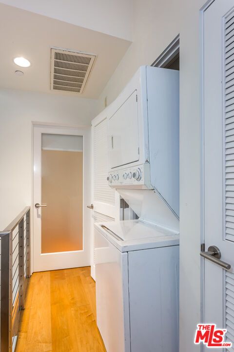 Interior, Recessed Lighting, Utility Closets, Washer, Wood Texture Flooring