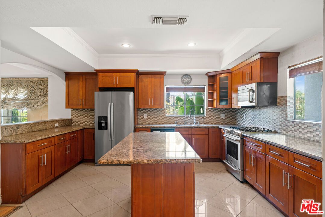 Interior, Kitchen, Recessed Lighting, Stainless Steel Appliances