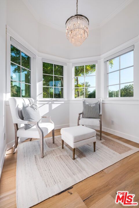 Chandelier, Interior, Wood Texture Flooring