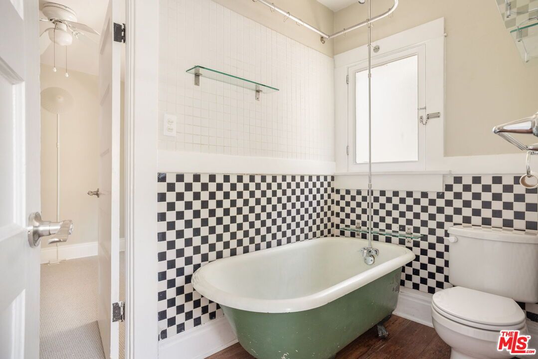 Bathroom, Free Standing Baths, Interior, Wood Texture Flooring