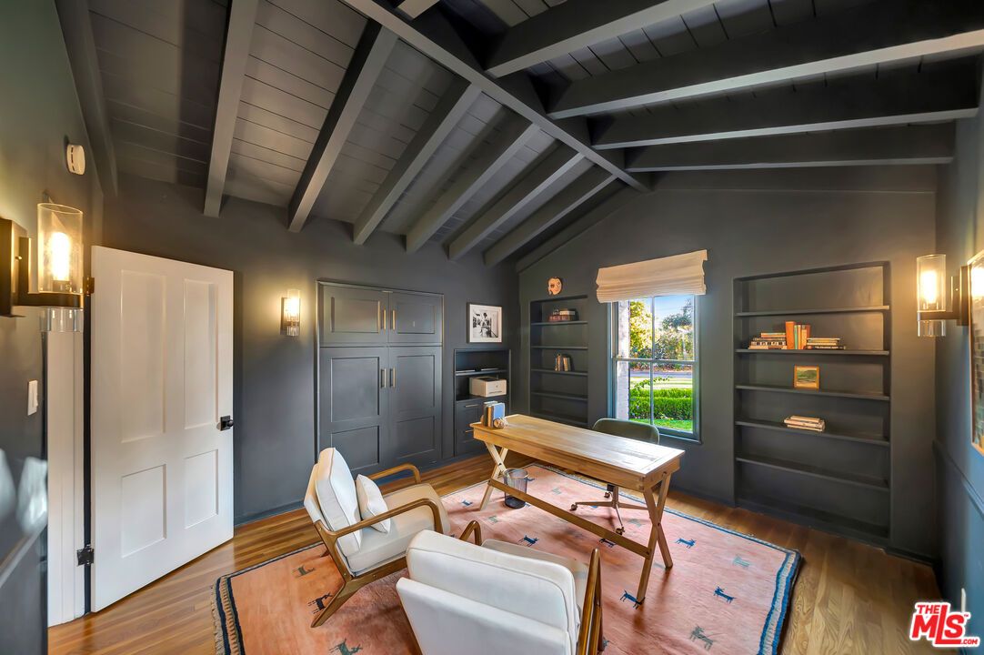 Home Office, Interior, Wood Texture Flooring