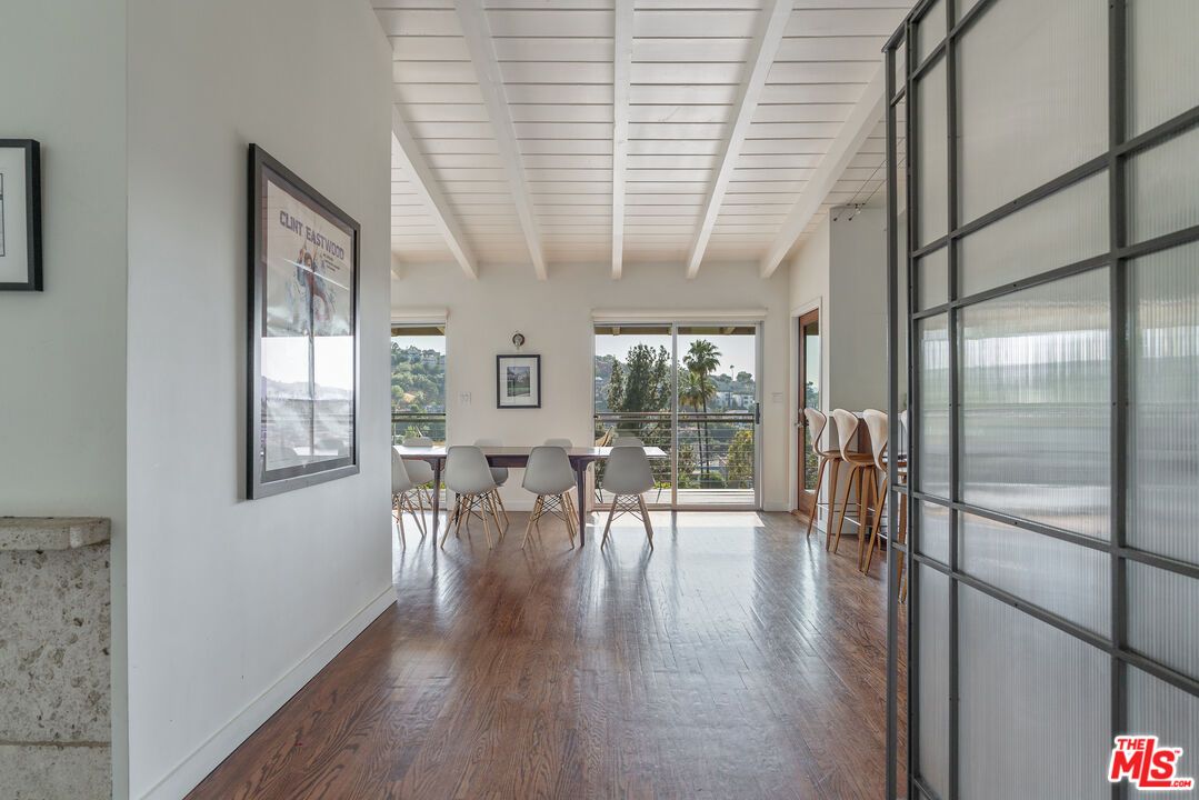 Dining room, Interior, Wood Texture Flooring