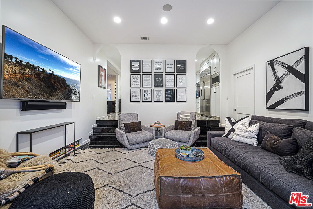 Interior, Living room, Recessed Lighting