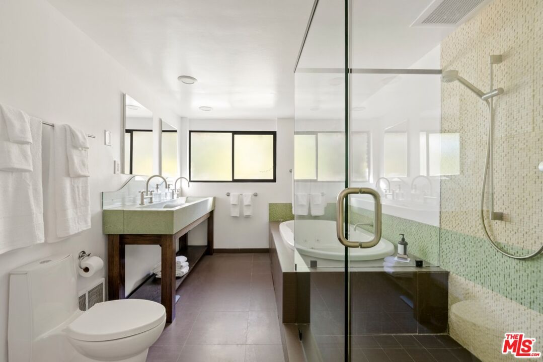Bathroom, Dual Sink Vanities, Glass Shower, Interior