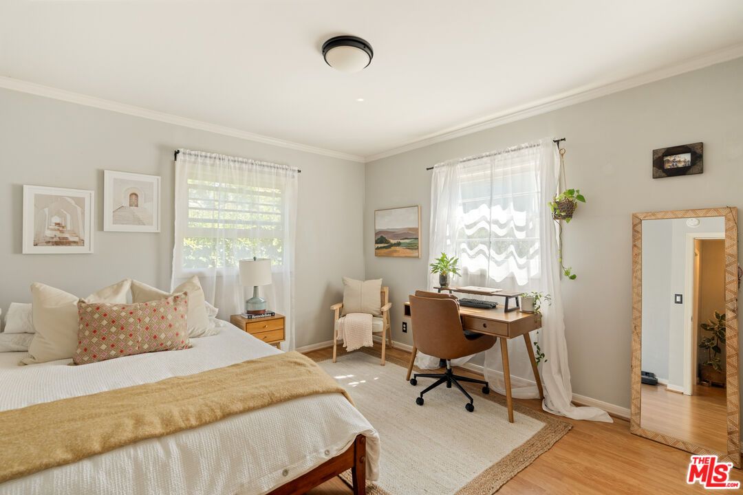 Bedroom, Home Office, Interior, Wood Texture Flooring